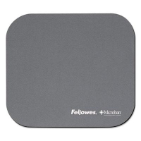 Fellowes 9" x 8" Microban Nonskid Base Mouse Pad, Graphite