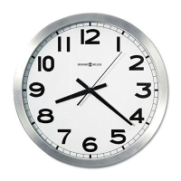 Howard Miller 15.8" Spokane Wall Clock, Silver