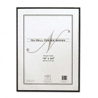 NuDell Metal 18" W x 24" H Poster Frame, Black