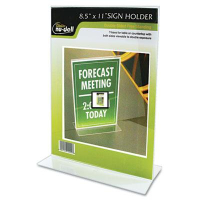 NuDell 8.5" W x 11" H Stand-Up Sign Holder