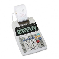 Sharp EL-1750V Two-Color 12-Digit Printing Calculator