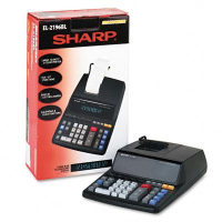 Sharp EL2196BL Two-Color 12-Digit Printing Calculator