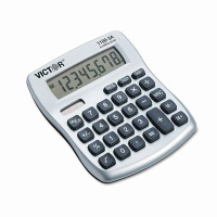 Victor 1100-3A Antimicrobial Compact 10-Digit Desktop Calculator