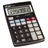 Victor 1180-3A Antimicrobial 12-Digit Desktop Calculator