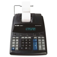 Victor 1460-4 Extra Heavy-Duty Two-Color 12-Digit Printing Calculator
