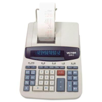 Victor 2640-2 Two-Color 12-Digit Printing Calculator