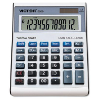 Victor 6500 Executive 12-Digit Desktop Loan Calculator