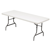 Alera 72" W x 30" D Rectangular Resin Banquet Folding Table