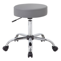 Boss B240 Backless Caressoft Medical Doctor's Stool (Shown in Grey)