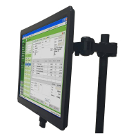Newcastle Systems Post Mount Single Monitor Holder for NB, PC, & EC Series Carts