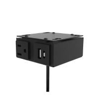 Mini-Tap Power Outlet, USB-A & USB-C Charging Port Under Desk Power Module 72" Cord