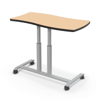 Balt MooreCo Hierarchy Grow and Roll 59" W x 32" D Wavy Rectangle Classroom Activity Table