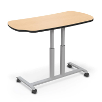 Balt MooreCo Hierarchy Grow and Roll 66" W x 24" D Bean-Shaped Classroom Activity Table 