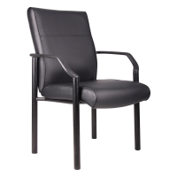 Boss B689 LeatherPlus Mid-Back Guest Chair