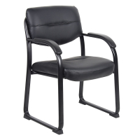 Boss B9519 LeatherPlus Low-Back Guest Chair