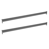 Tennsco 72" W Plywood Beam for Bulk Storage Rack (Pair), Medium Grey