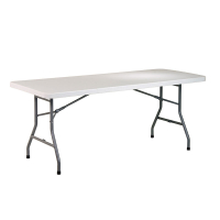Office Star Work Smart 72" W x 30" D Multi-Purpose Resin Folding Table