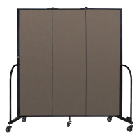 Screenflex Freestanding 72" H Mobile Configurable Fabric Room Dividers