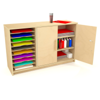 Whitney Brothers Art Paper Center Storage Cabinet