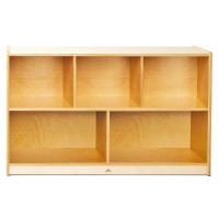 Whitney Brothers 30" H 5-Section Classroom Storage Unit (Shown in Birch)
