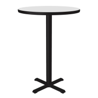 Correll 24" Round Bar-Height Cafe and Breakroom Table