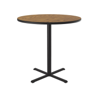Correll 36" Round Bar-Height Cafe and Breakroom Table