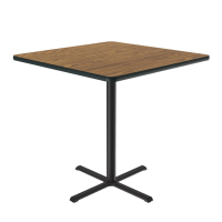 Correll 42" Square Bar-Height Cafe and Breakroom Table