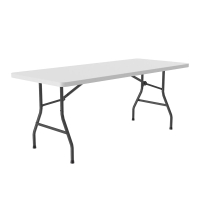 Correll 96" W x 30" D x 29" H Economy Rectangular Folding Table