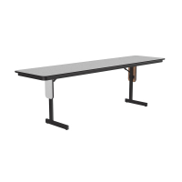 Correll 96" W x 24" D HPL Folding Training Table with Panel Leg
