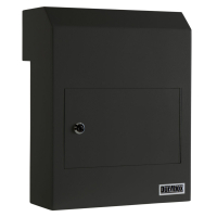 DuraBox D500 Through-Door Locking Drop Box (Shown in Black)