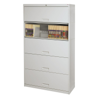 Datum Stak-N-Lok 100 Series 5-Shelf 36" Wide Lateral File Cabinet, Legal
