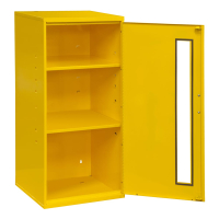 Durham Steel 20" W x 14" D x 33" H Spill Control Cabinet, Yellow