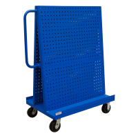 Durham Steel 1200 lb Double Sided Pegboard A-Frame Truck (Shown in Blue)