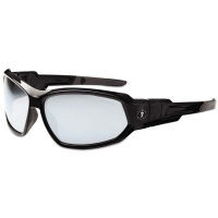 Ergodyne Skullerz Loki Safety Glasses/Goggles, Black Frame/In/Outdoor Lens, Nylon/Polycarb