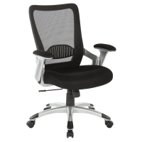Office Star Work Smart Mesh-Back Mid-Back Computer Office Chair (Shown with Mesh Seat)
