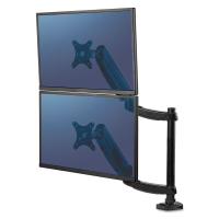 Fellowes Platinum Series Stacking Dual Monitor Arm Desk Mount for Monitors Up to 27"