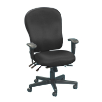 Eurotech 4x4 XL FM4080 Multifunction Fabric High-Back Task Chair (Shown in Black)