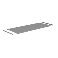 Tennsco Steel Workbench Top without Stringer
