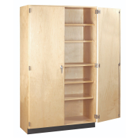 Diversified Woodcrafts 48" W Maple Classroom Storage Cabinet