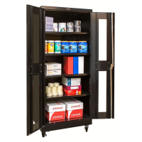 Hallowell 24" D x 72" H Safety-View Mobile Storage Cabinets