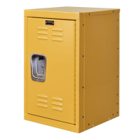 Hallowell Kid Mini Storage Locker, Unassembled 15" W x 15" D x 24" H
