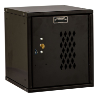 Hallowell Cubix Ventilated Modular Box Locker, Unassembled 12"