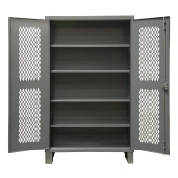 Durham Steel 12-Gauge Ventilated Storage Cabinets, Assembled