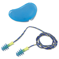 Howard Leight FUS30 HP Fusion Multiple-Use Earplugs, Reg, 27NRR, Corded, BE/WE, 100/Pairs 