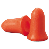 Howard Leight MAX-1 D Single-Use Earplugs, Cordless, 33NRR, Coral, LS 500/Pack