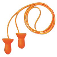 Howard Leight Quiet Multiple-Use Earplugs, Corded, 26NRR, Orange/Blue, 100/Pairs