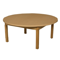 Wood Designs 42" D Round High Pressure Laminate Elementary School Tables 