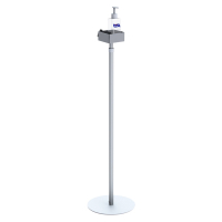 Testrite Height Adjustable Hand Sanitizer Stand for Small Pump Dispenser