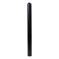 IdealShield 4" HDPE Bollard Cover 1/4" Thick Post Protector Sleeve 59" H (Shown in Black)