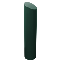 IdealShield Skyline 1/4" Thick Poly 10" Bollard Cover 57" H (Shown in Forest Green)